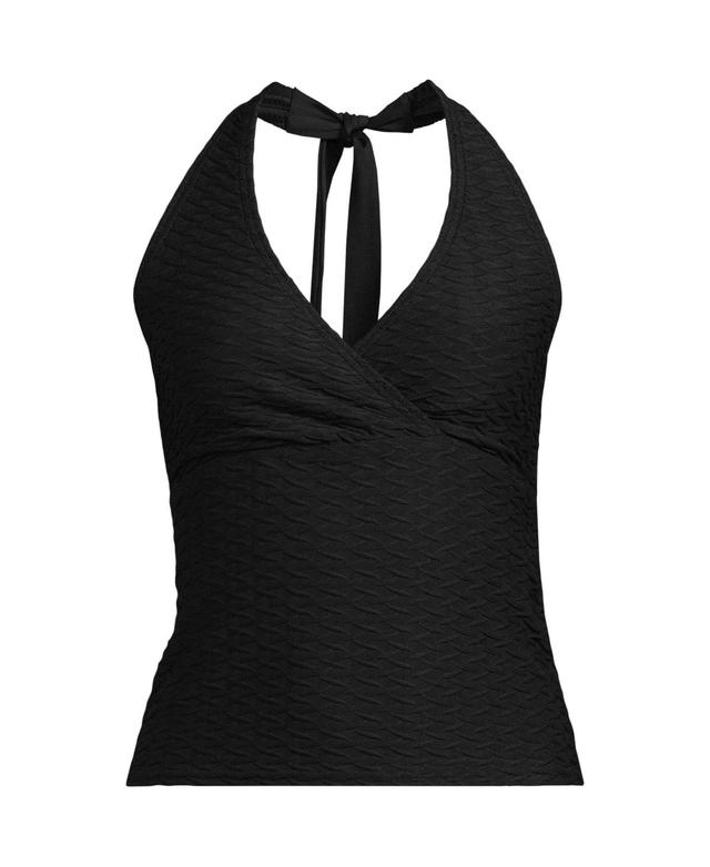 Womens Lands End V-neck Halter Tankini Swimsuit Top Product Image