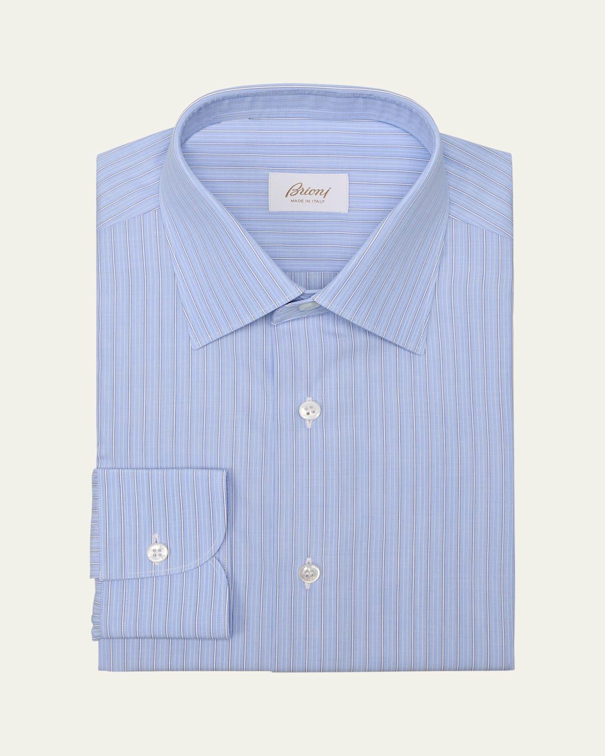 Mens Cotton Mini Graph Check Dress Shirt Product Image