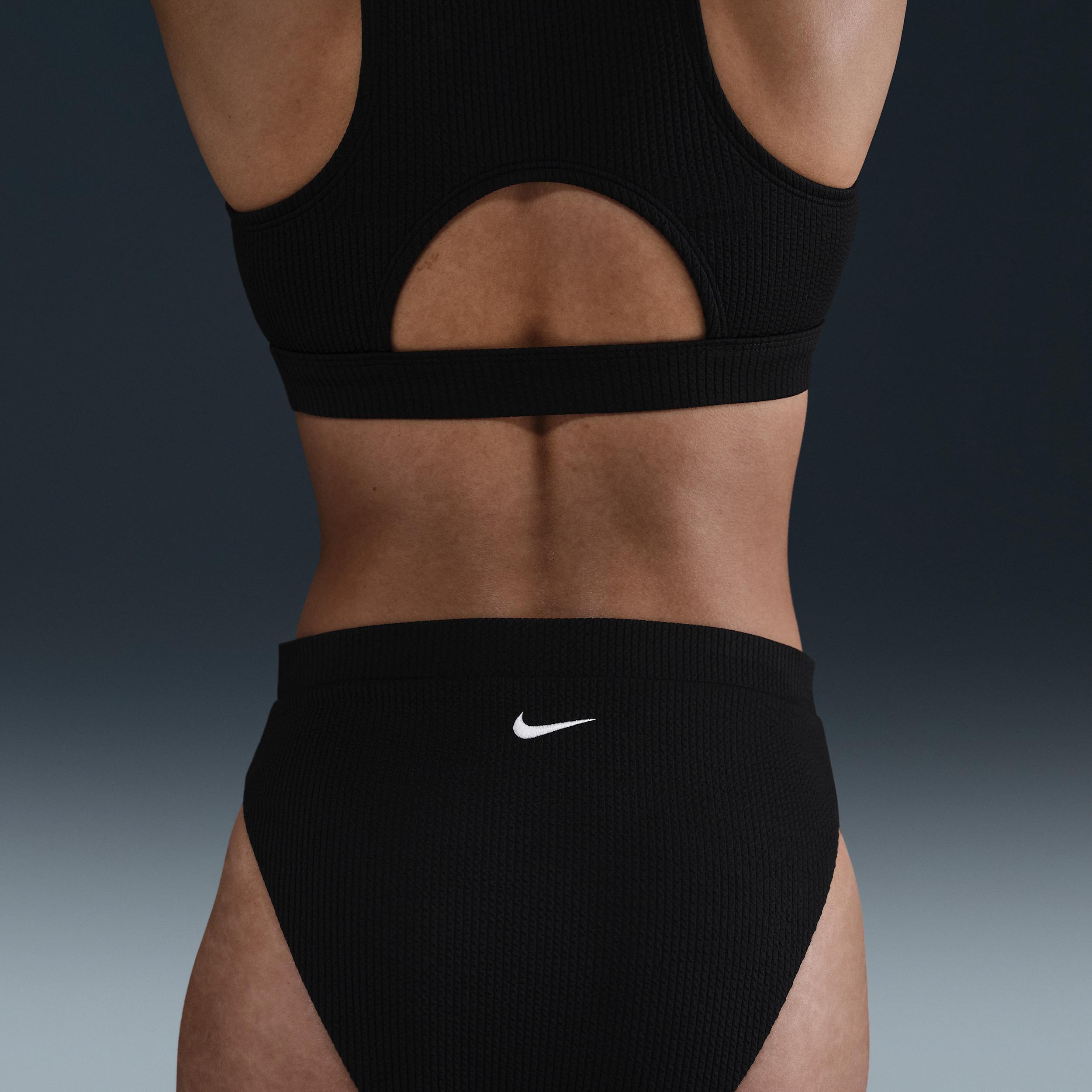 Nike Women's Swim Elevated Essential High-Waisted Bikini Bottom Product Image