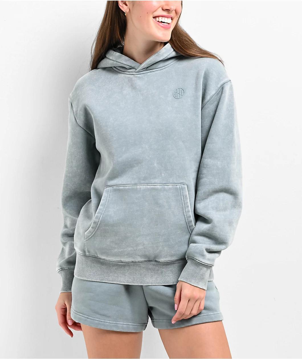 Ninth Hall Fundamentals Oso Blue Wash Relaxed Hoodie product image