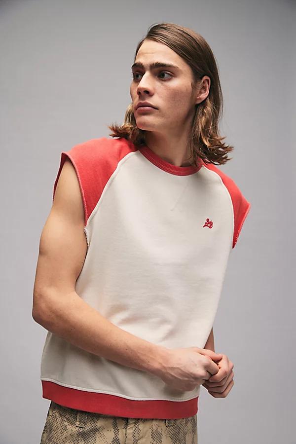 BDG Olly Cutoff Sleeveless Raglan Sweatshirt Mens at Urban Outfitters Product Image