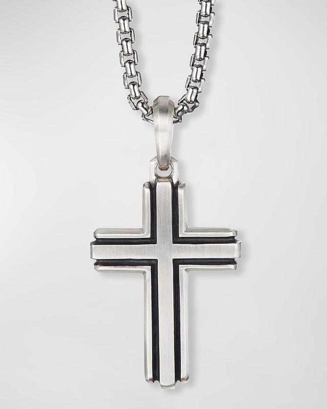 Mens Deco Cross Pendant Product Image