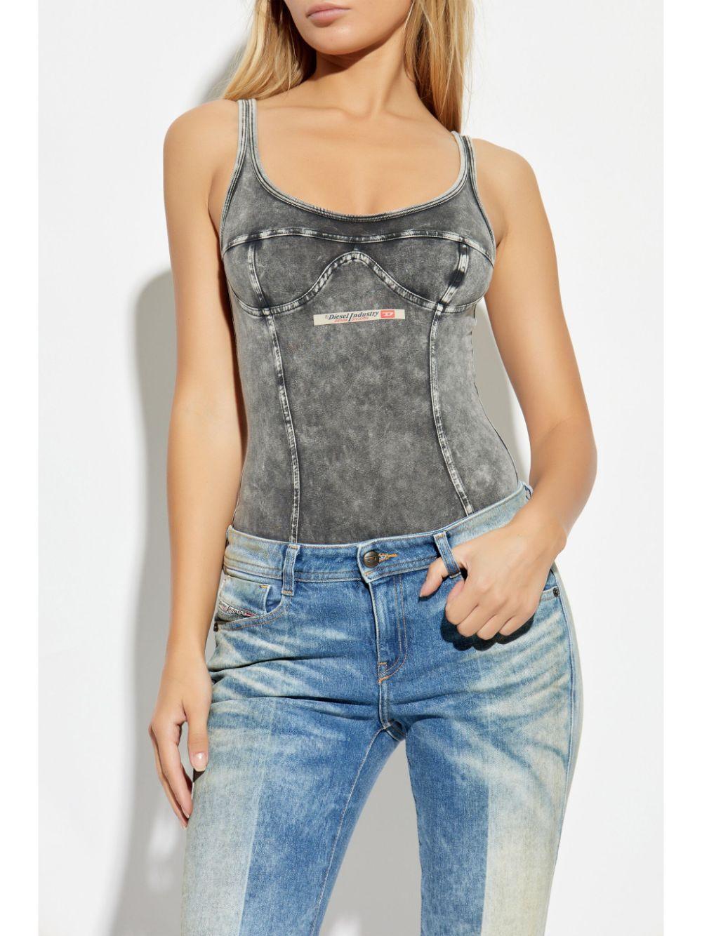 Ufby denim bodysuit  Product Image