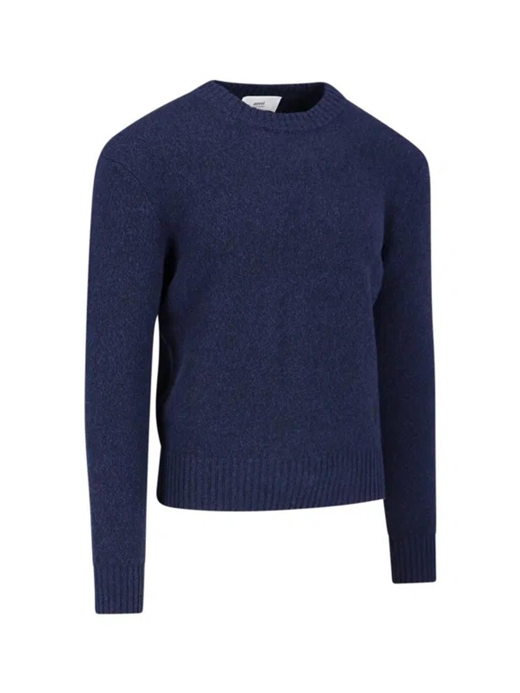 Ami Sweaters In Blue Product Image