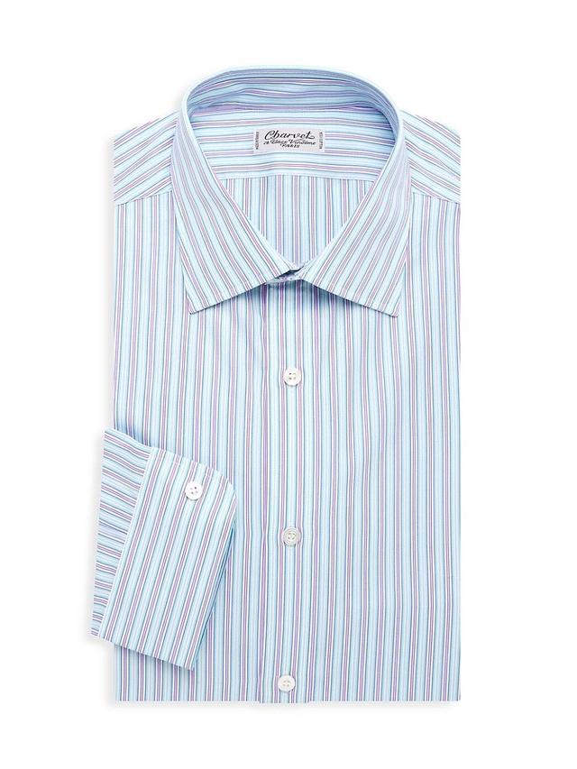 Mens Striped Dress Shirt Product Image