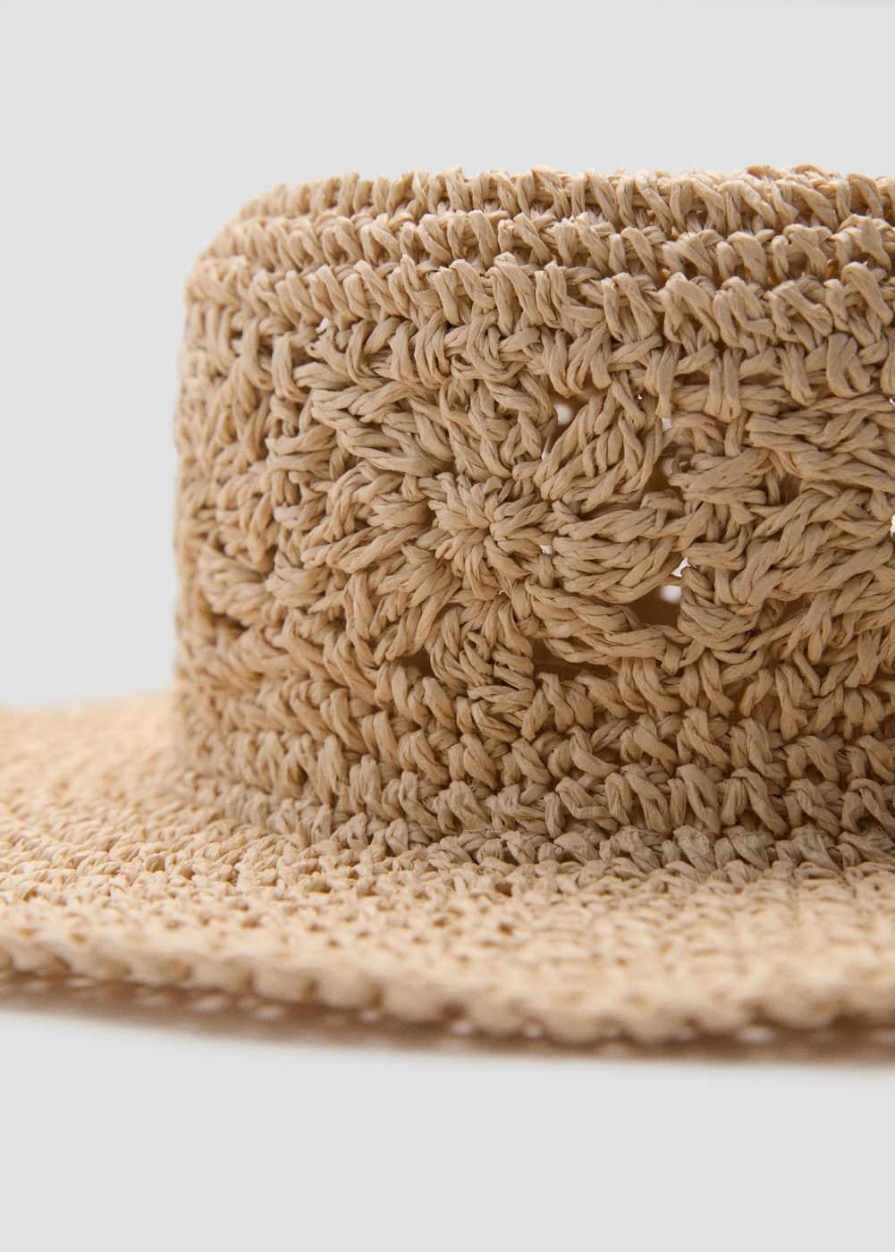 MANGO - Natural fiber hat - One size - Women Product Image