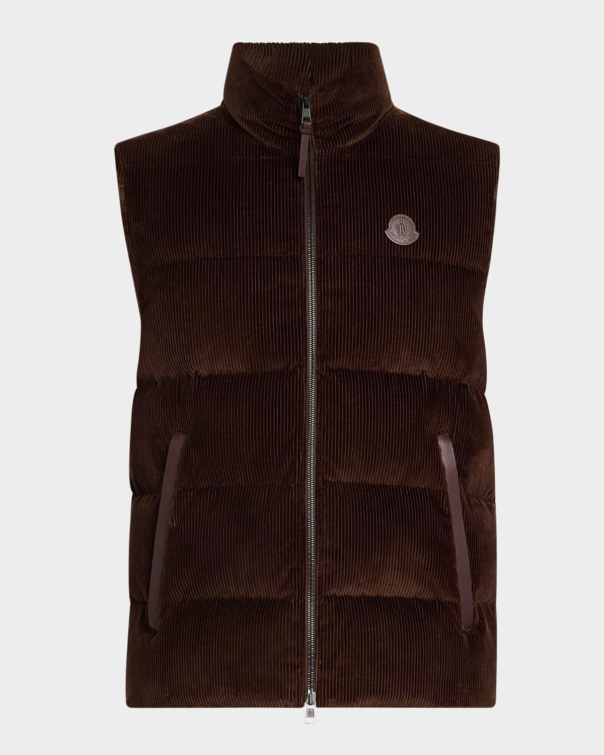 Mens Acrab Corduroy Down Vest Product Image