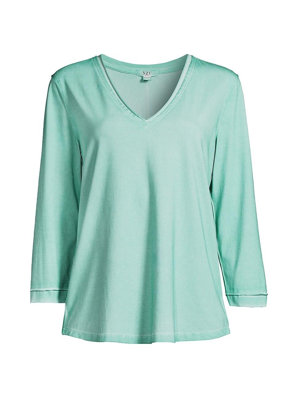 Womens Three-Quarter Sleeve T-Shirt Product Image