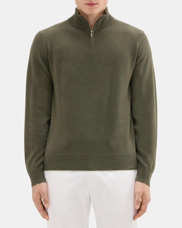 Quarter-Zip Sweater in Cashmere Product Image