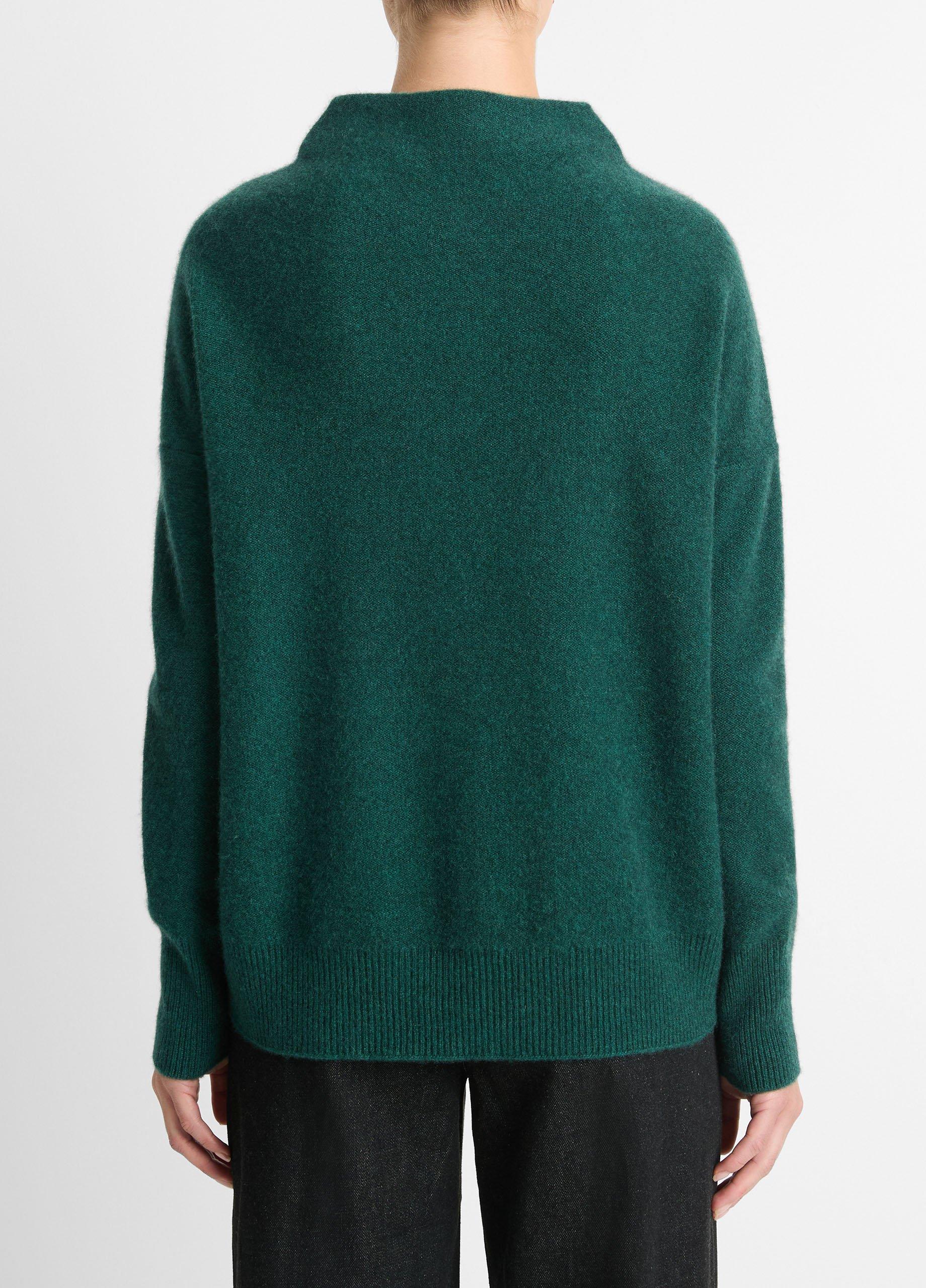 Plush Cashmere Funnel Neck Sweater Product Image