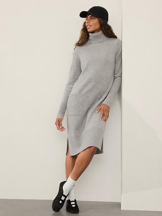 Alpine Turtleneck Sweater Dress Product Image