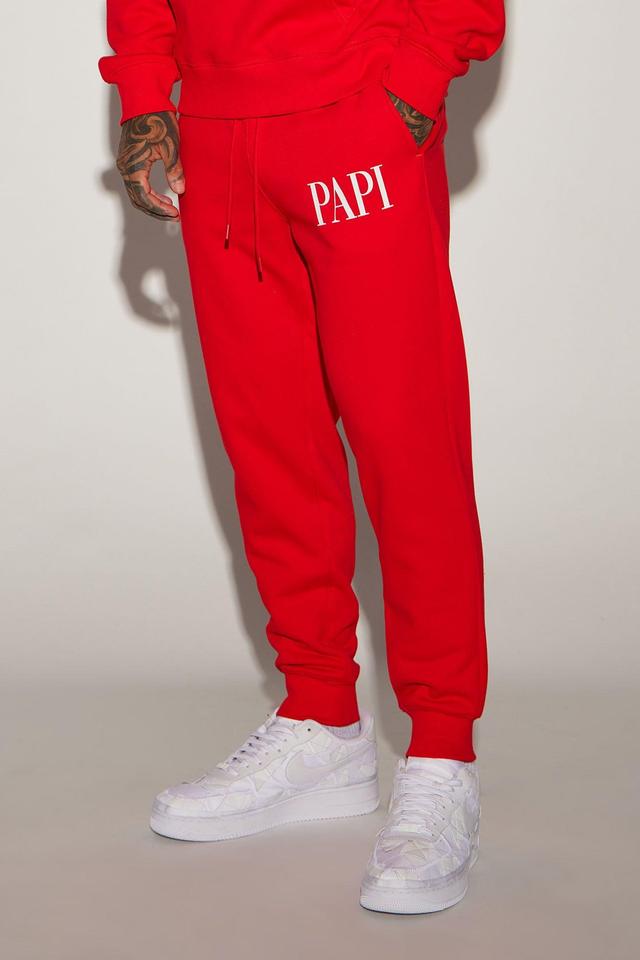 Family Goals Papi Jogger - Red Product Image