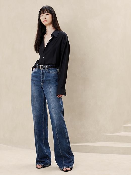 The Pintuck Jean Product Image