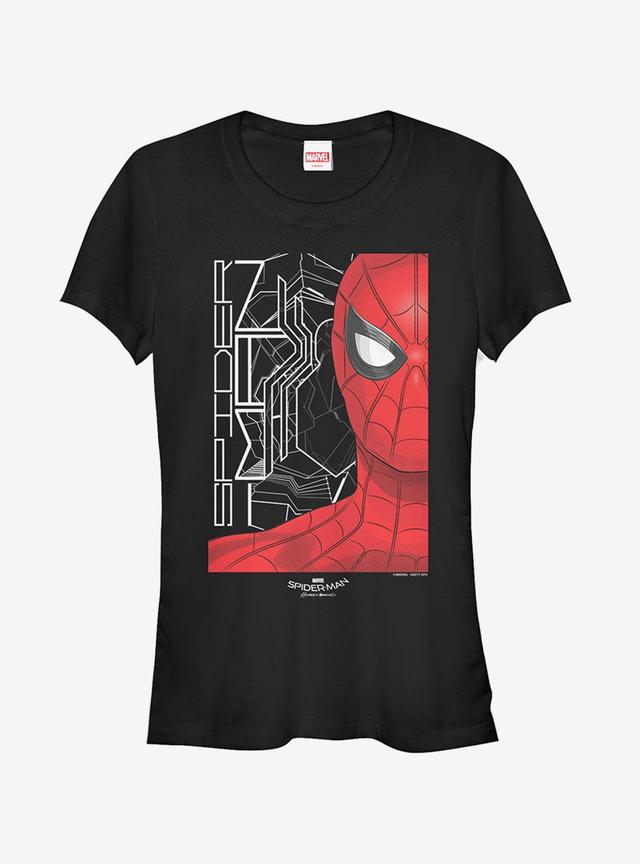 Marvel Spider-Man Homecoming Face Girls T-Shirt Product Image