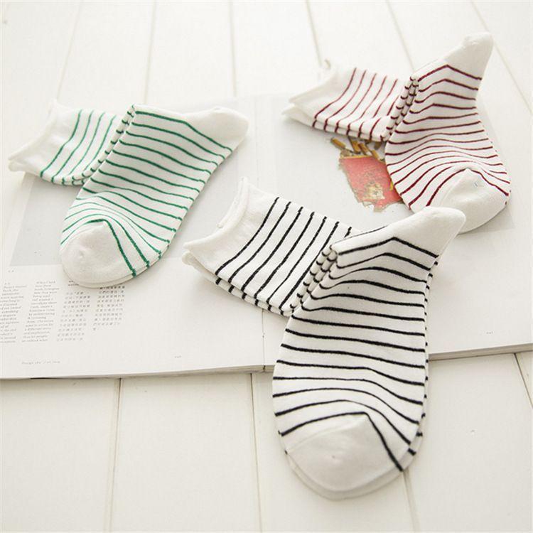 Striped Cotton Socks Product Image