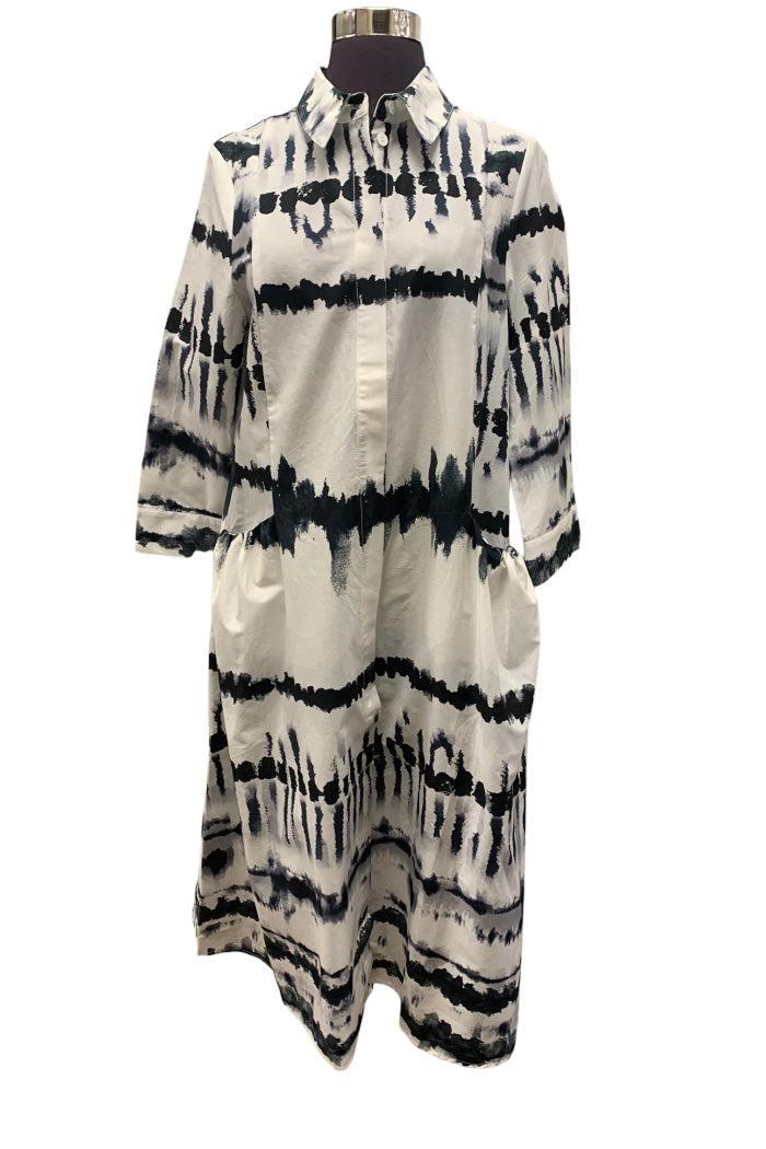 White tie dye dress Product Image