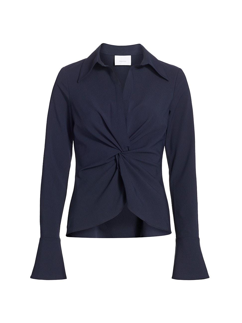 Cinq  Sept Mckenna Knot Waist Shirt Product Image