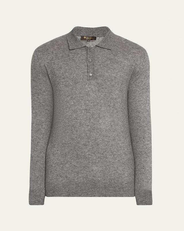 Mens Camino Cashmere and Silk Polo Sweater Product Image