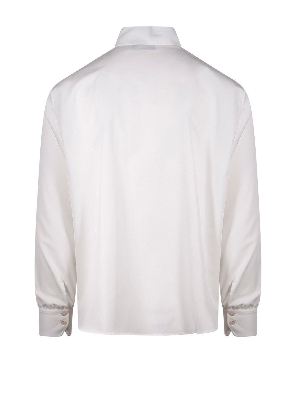 Button Detailed Long In White Product Image