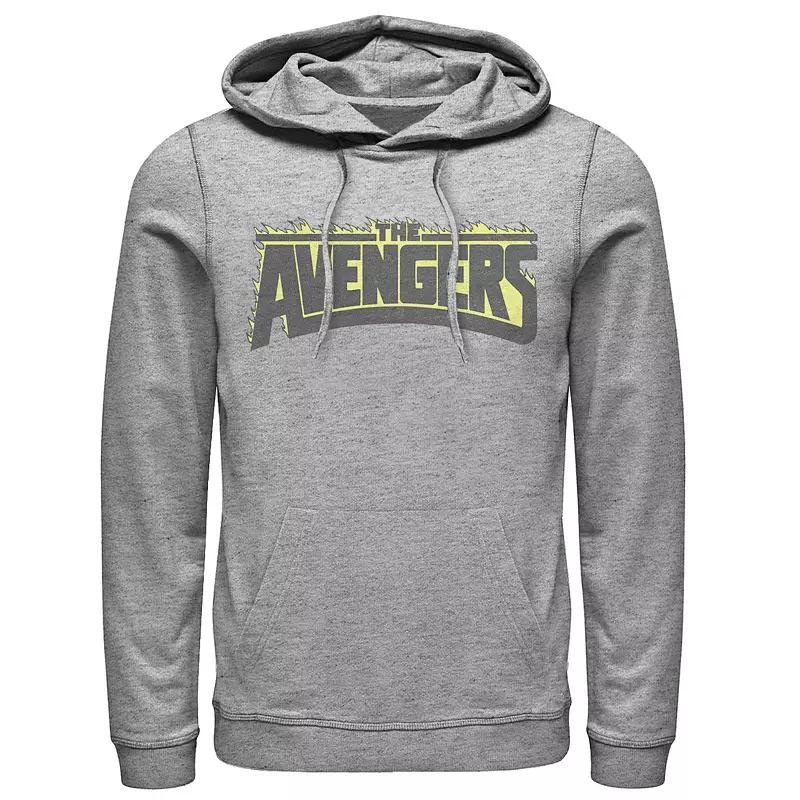 Mens Marvel The Avengers Flaming Logo Hoodie Product Image