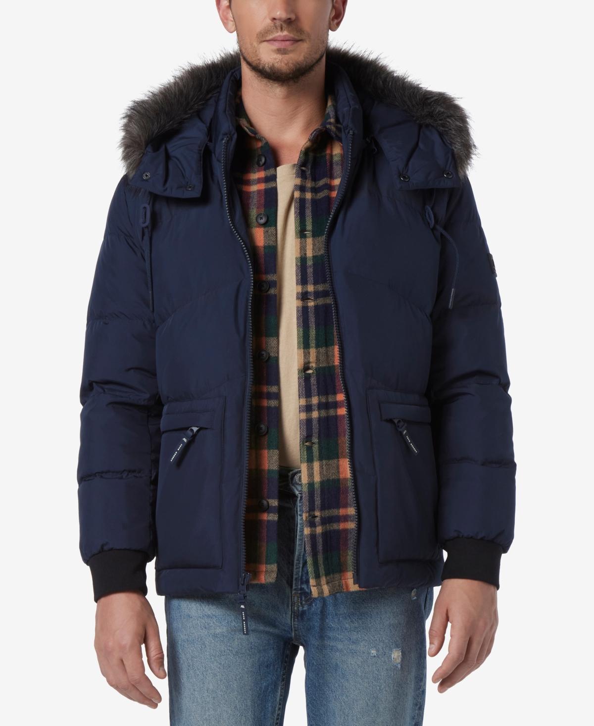 Andrew Marc Gramercy Hooded Faux Fur Coat Product Image