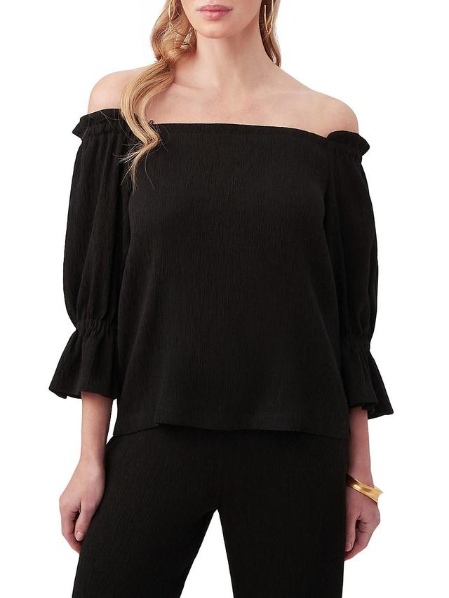 Womens Antu Pliss Off-The-Shoulder Top Product Image