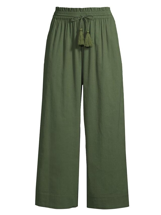 Womens Brooke Cotton Drawstring Pants Product Image