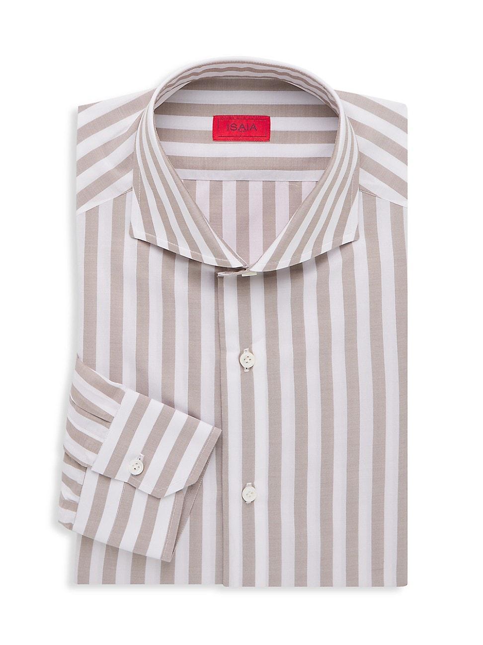 Mens Striped Dress Shirt Product Image