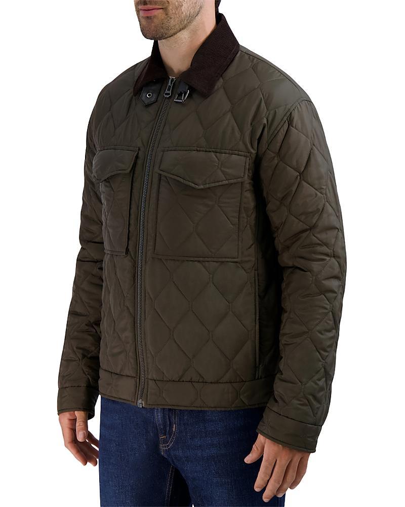 Cole Haan Diamond Quilted Trucker Jacket Product Image