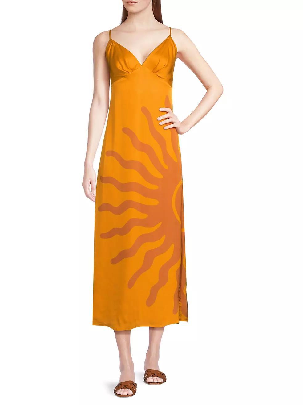 Bahia Sunburst Maxi Dress Product Image