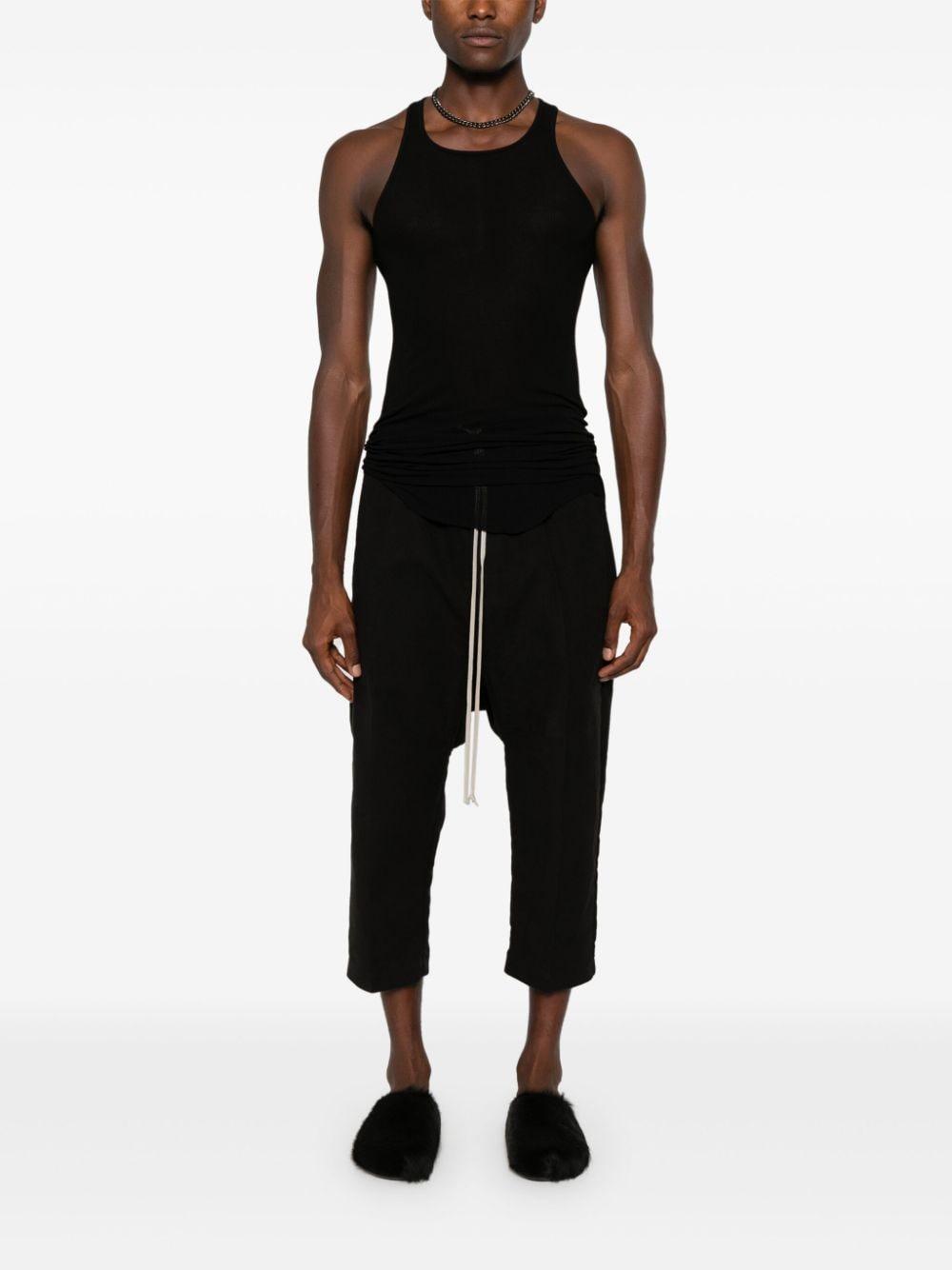 Black Organic Cotton Tank Top Product Image