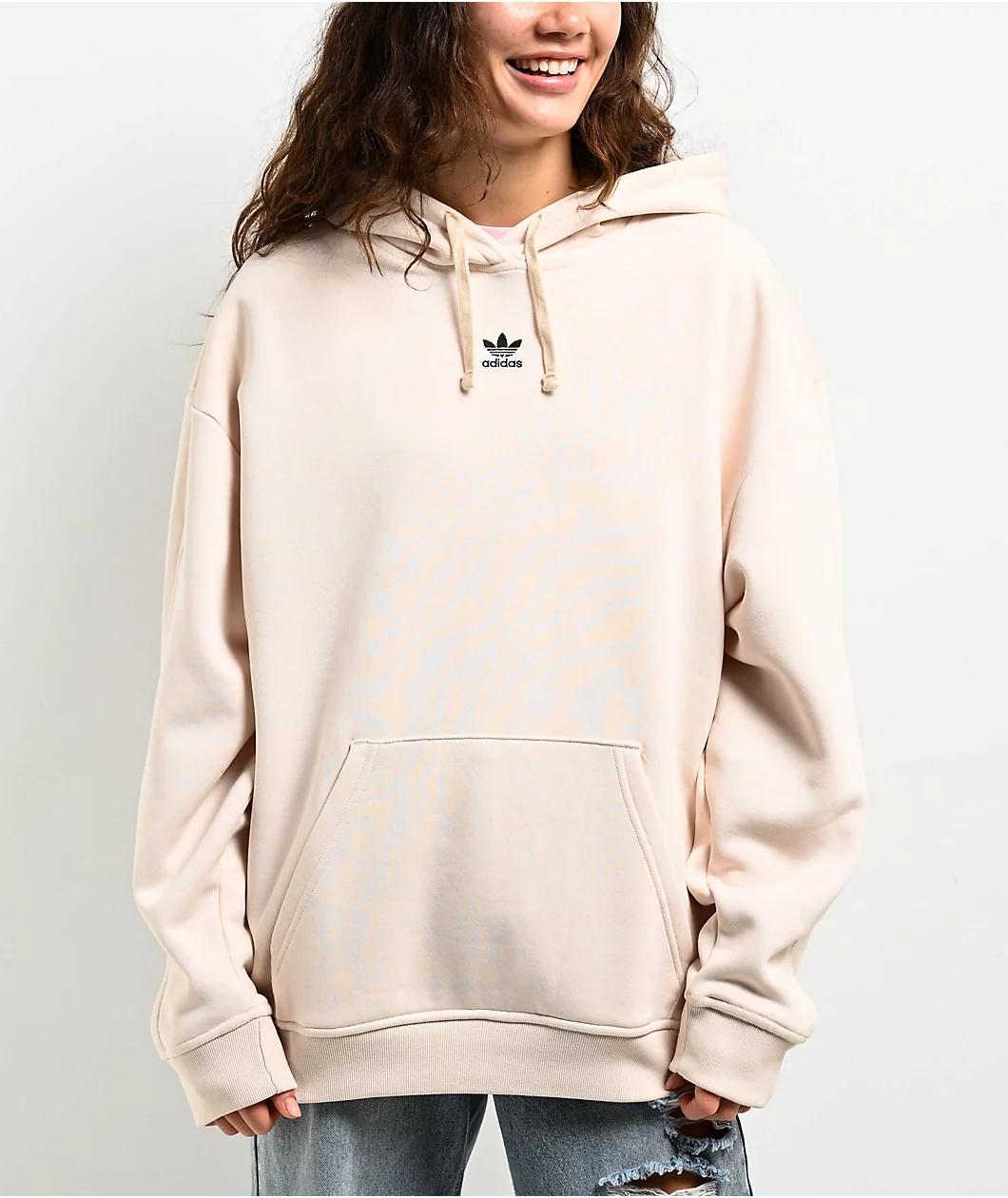 adidas Essentials Oversized Crème Hoodie product image