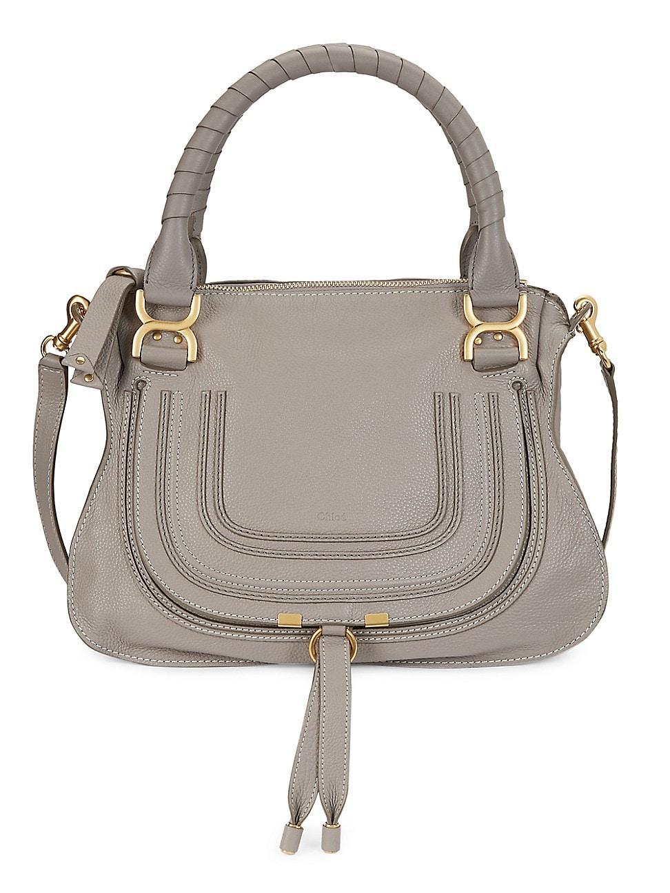 Chlo Medium Marcie Calfskin Leather Satchel Product Image