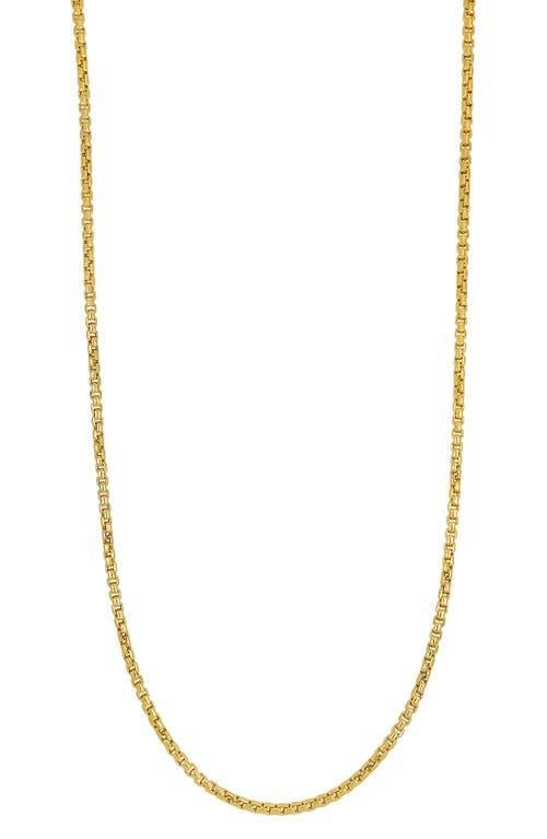 Bony Levy Mens 14K Gold Box Chain Necklace Product Image