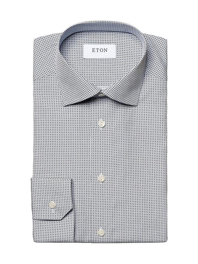 Mens Contemporary-Fit Geometric Shirt Product Image