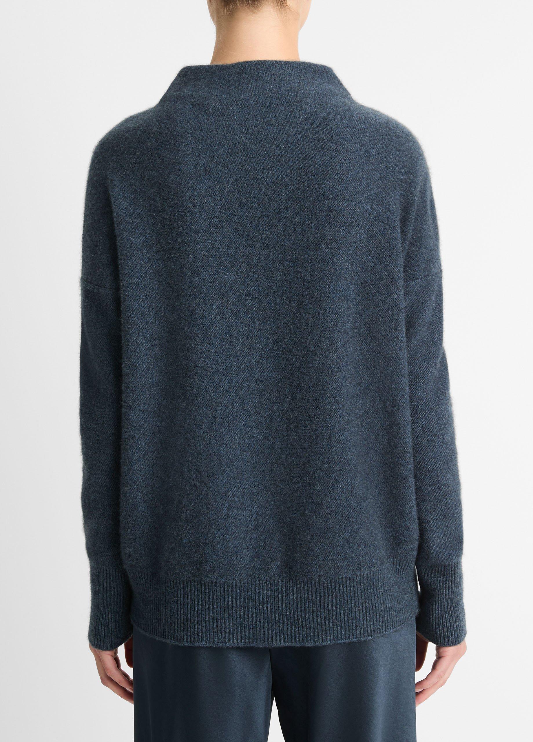 Plush Cashmere Funnel Neck Sweater Product Image