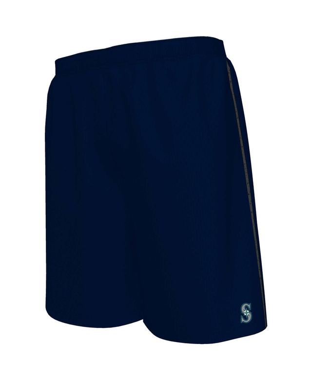 Mens Majestic Navy Seattle Mariners Big & Tall Mesh Shorts Blue Product Image