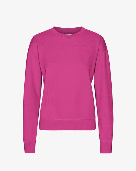 Women Classic Organic Crew - Magenta Blaze Product Image