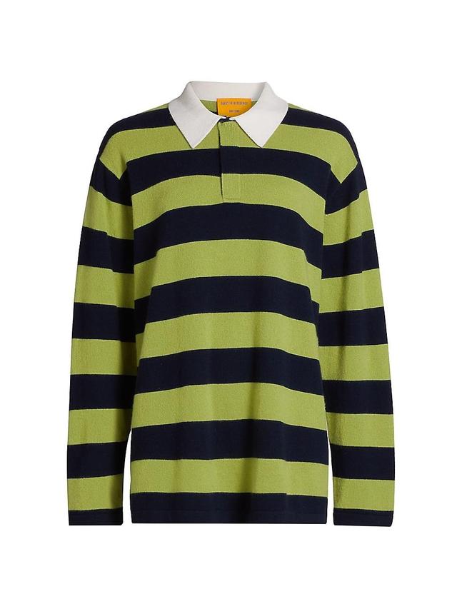 Womens Striped Cashmere Rugby Sweater Product Image