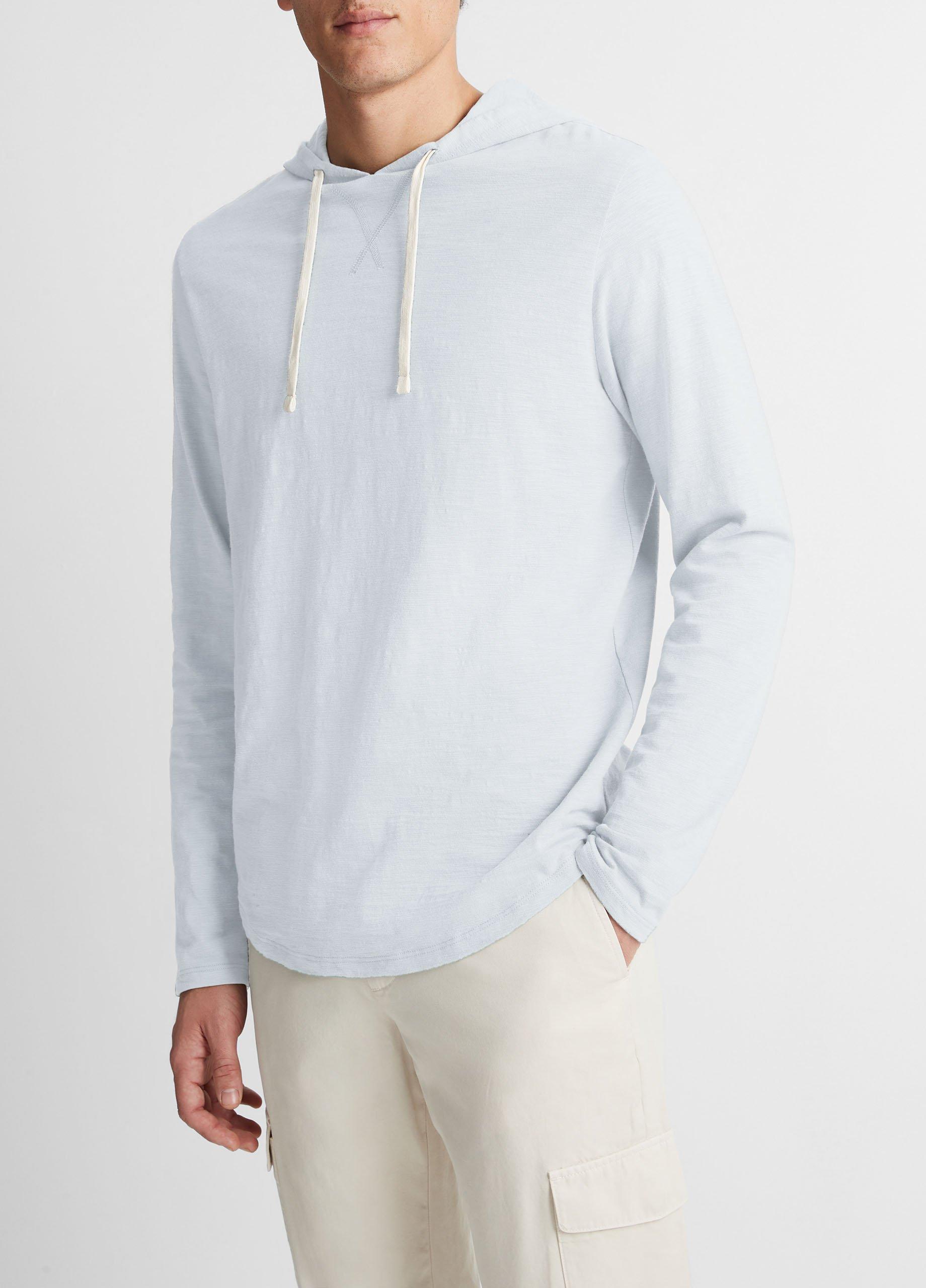 Textured Cotton Hoodie Product Image