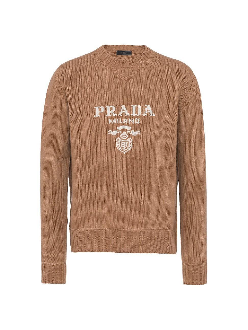 Mens Wool And Cashmere Crewneck Sweater Product Image