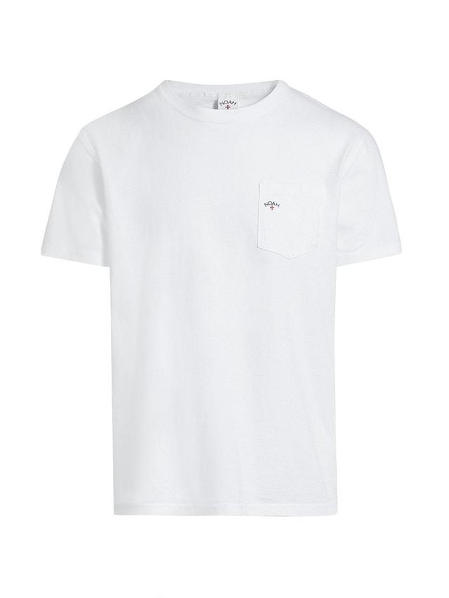 Mens Core Logo Pocket Cotton T-Shirt Product Image