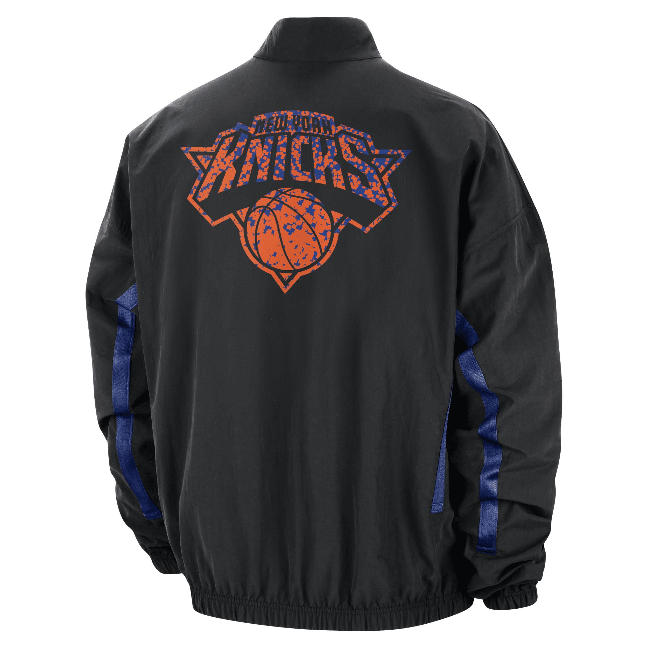 New York Knicks DNA Courtside Nike Mens NBA Woven Graphic Jacket Product Image