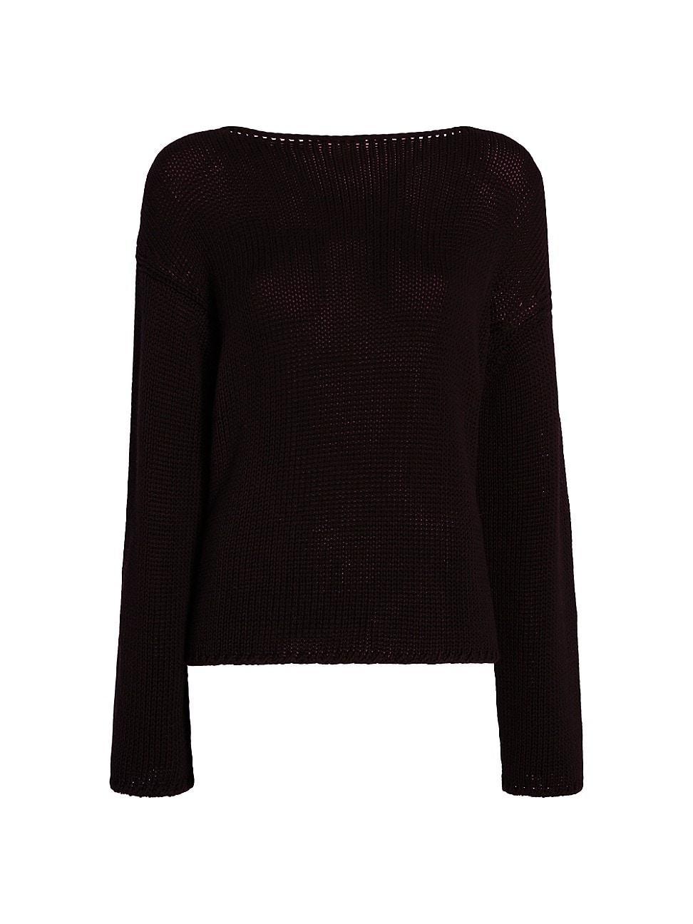 Womens Draped Knit Sweater product image