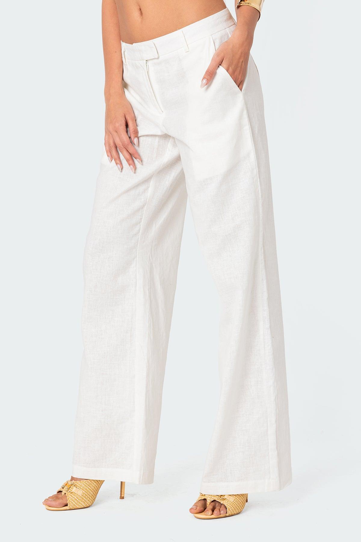 Arya Linen Look Pants Product Image