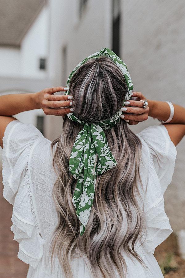 Precious Promises Floral Hair Scarf Product Image