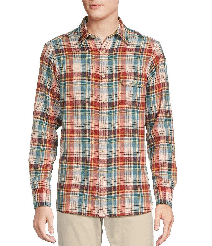 Cremieux Blue Label Large Plaid Vintage Twill Long-Sleeve Woven Shirt Product Image