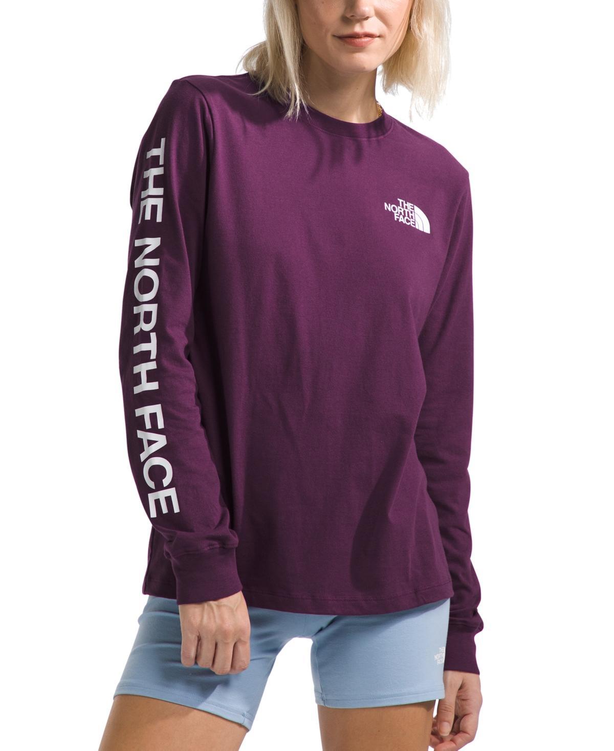 The North Face Womens Long-Sleeve Graphic T-shirt - Mineral Purple Product Image