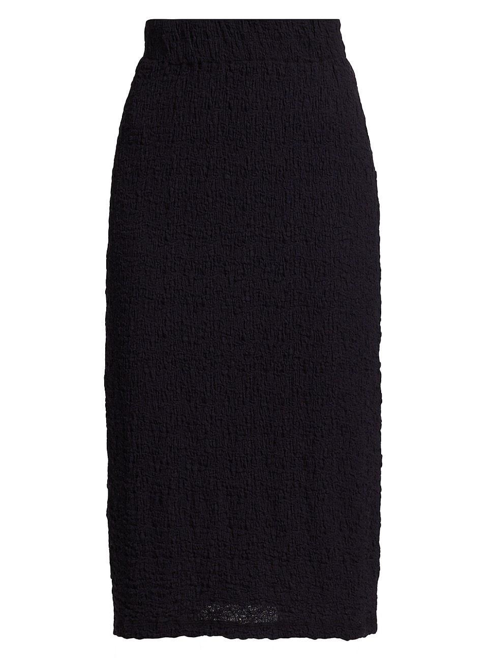 Womens Textured Midi-Skirt product image