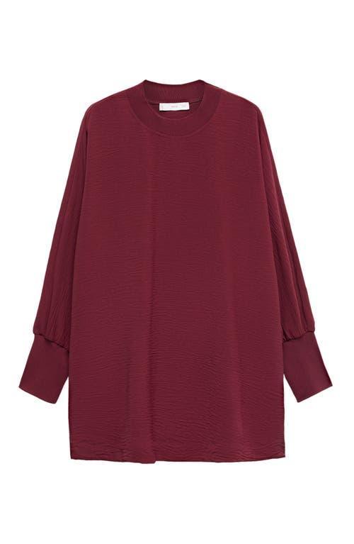 MANGO - Oversized textured sweatshirt cherryWomen Product Image